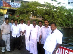 Thondamuthur team at Beach side premises