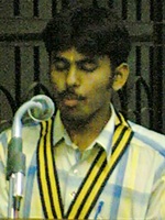 Acceptance  speech Rtr.kamalraj ravichandran